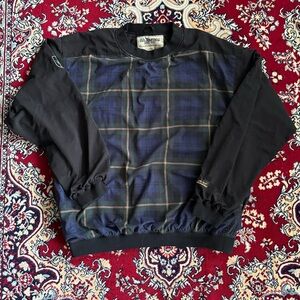 Vintage Large Men’s Gore-Tex Waterproof Windproof Crewneck Pullover Jacket Plaid